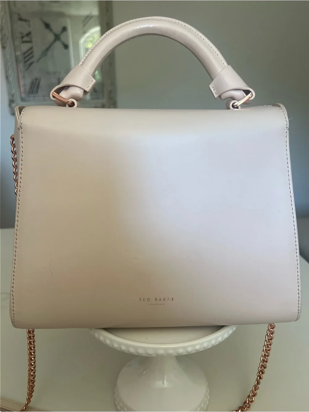 Ted Baker London Verina Faux Pearl Lock, Lady Satchel